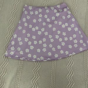 Princess Polly Mini Skirt in a purple floral print.